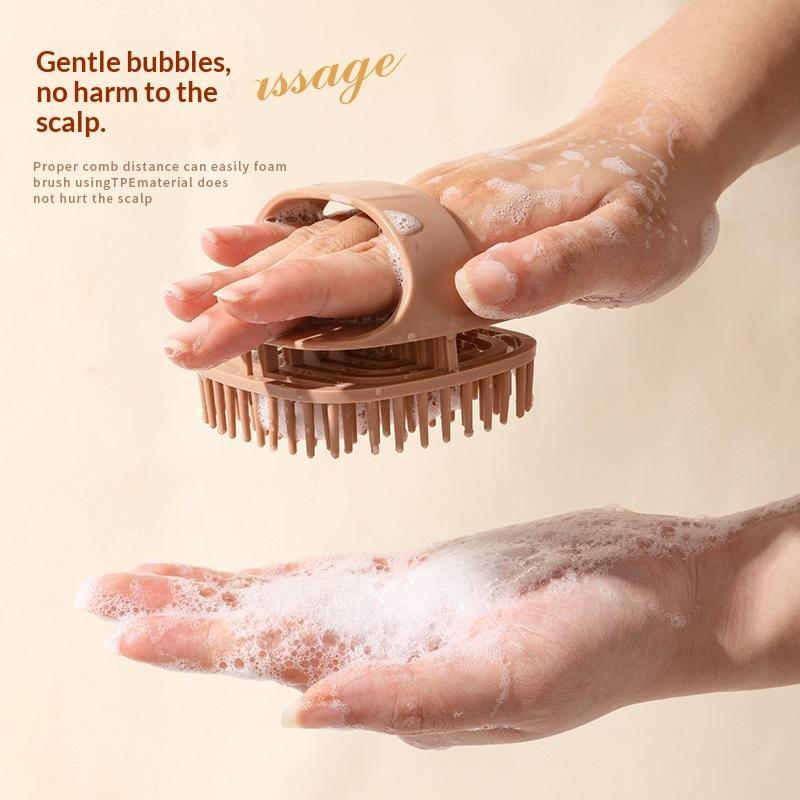 Scalp Massage Shampoo Brush 1P - Hair Care Dandruff recension och pris