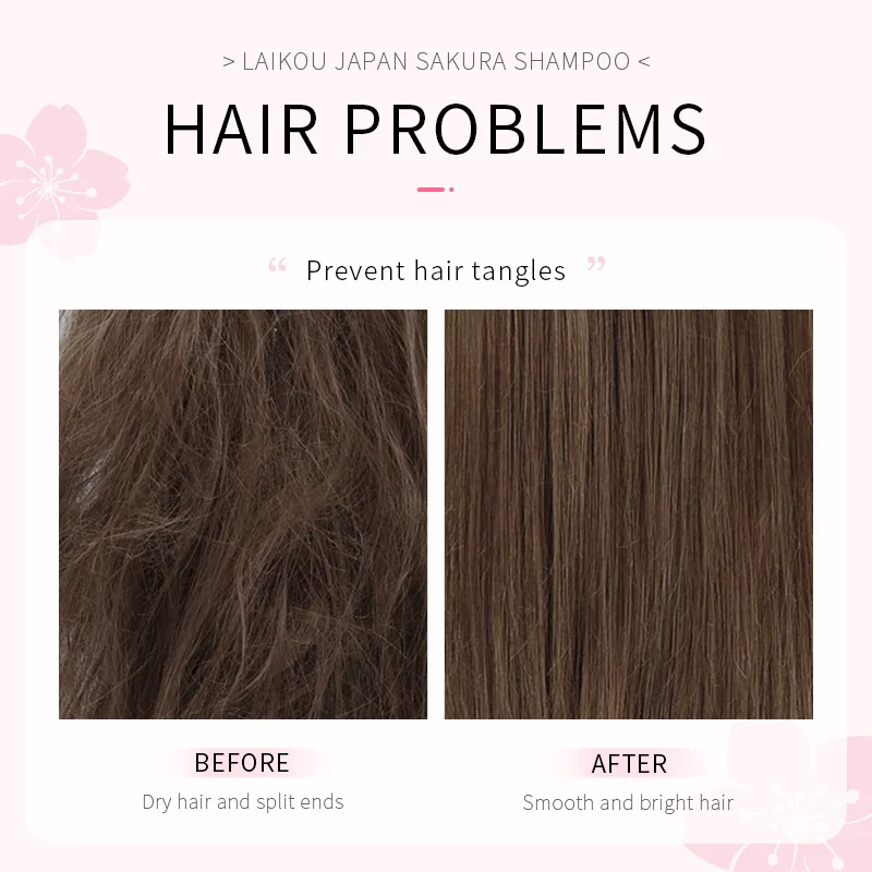 LAIKOU Japan Sakura  Shampoo R - Hair Care Korean Products recension och pris